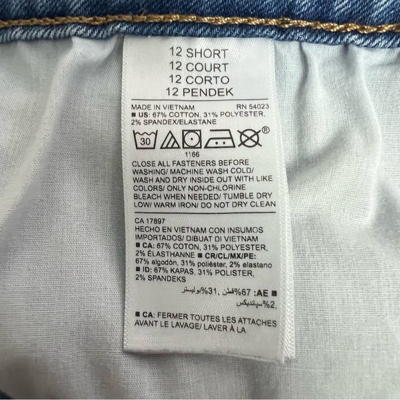 Old Navy Pop Icon Skinny Women’s Blue Jeans Sz 12 Short Mid-Rise Light Wash - Picture 6 of 13